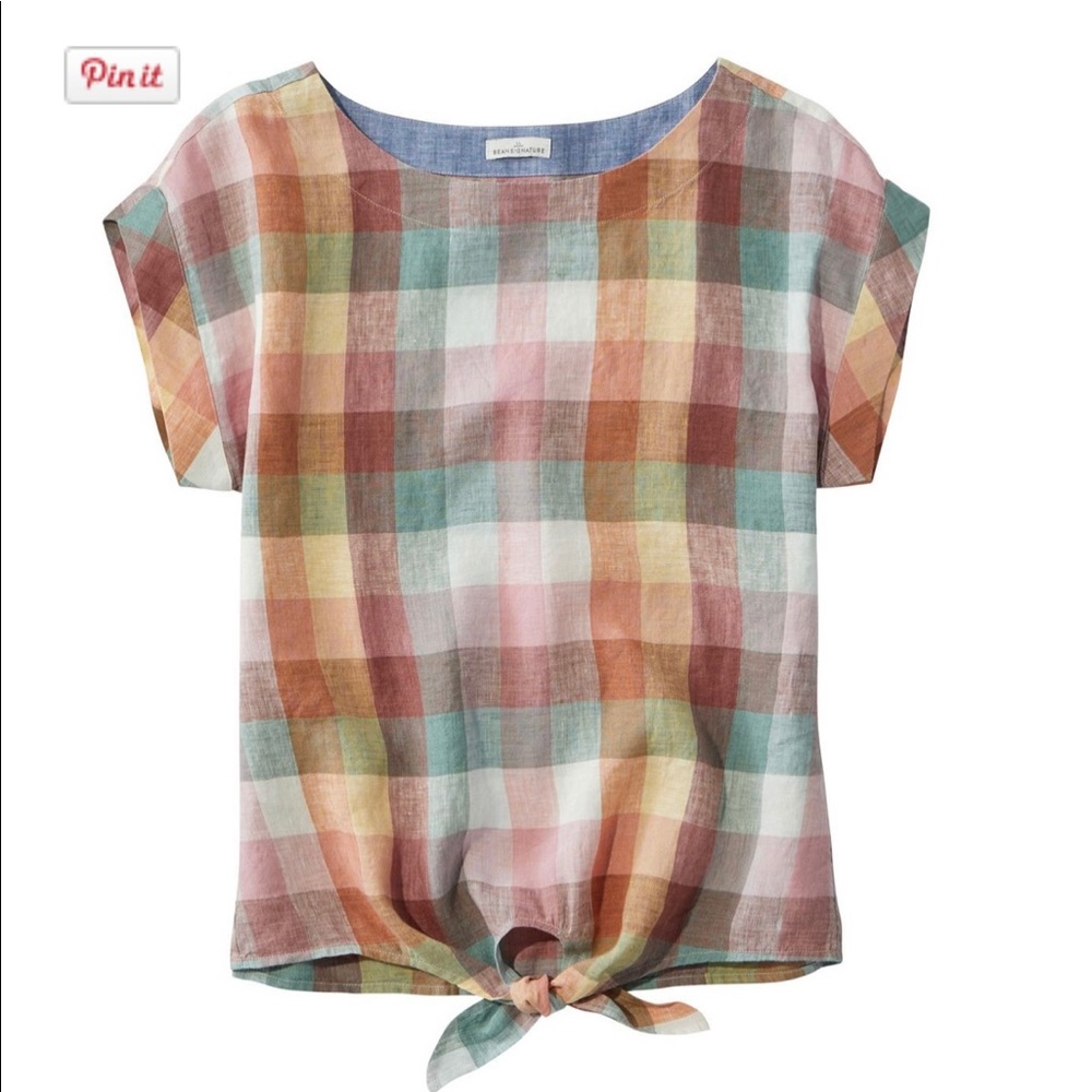 Women's Signature Short-Sleeve Linen Top